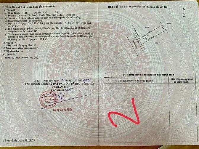 Chính Chủ Cần Bán 4 Lô Đất Xuyên Mộc, Sát Hồ Bà Tô