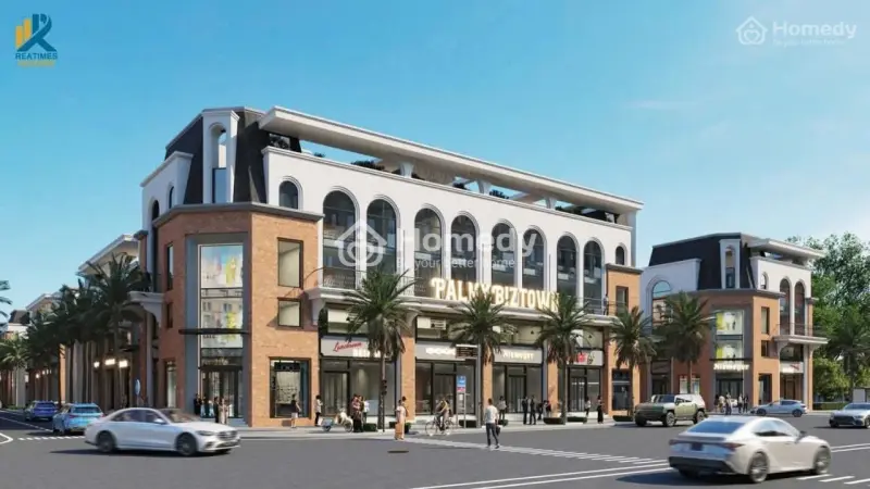 Bán Shophouse Palmy Biztown 2 Mặt Tiền, Giá Cực Tốt Chỉ Từ 7,8 Tỷ, Sổ Đỏ Sẵn, Đầu Tư Sinh Lời Cao