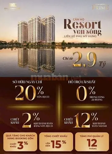 Mở Bán Căn Hộ Resort Khải Hoàn Prime