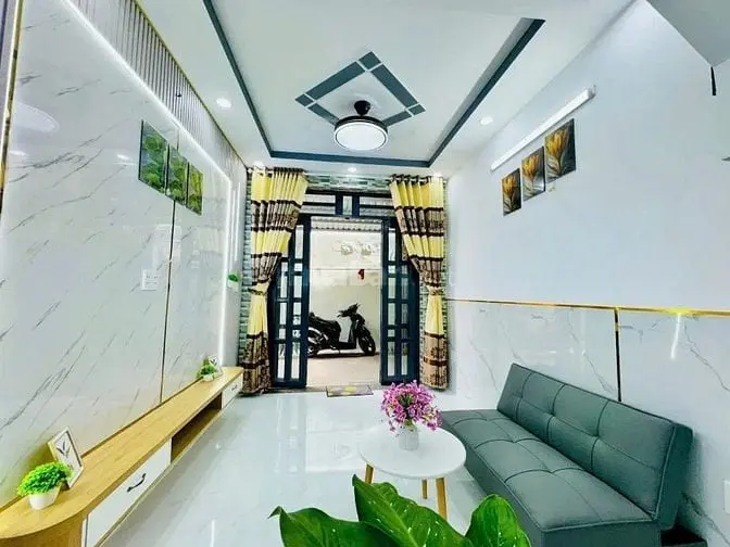 Nhà 1 Trệt 1 Lầu Nhà Mới Vào Ở Liền