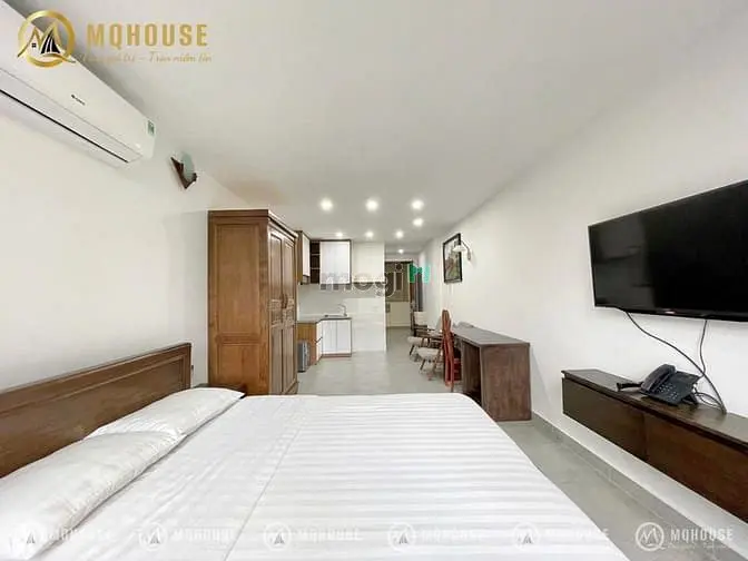 Khai Trương Căn Hộ Studio Ban Công Mới 100% Có Máy Giặt Riêng Gần Sân