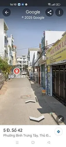 Nhà Trệt Lầu Hẻm Đường 42 Lê Văn Thịnh 4 Tỷ 3