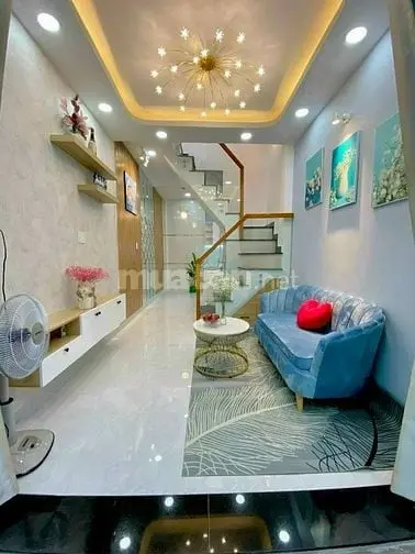 Bán Nhà Mới 100%, Vào Ở Liền, 2Pn, 2 Toilet, 1 Phòng Thờ, Q Bình Tân