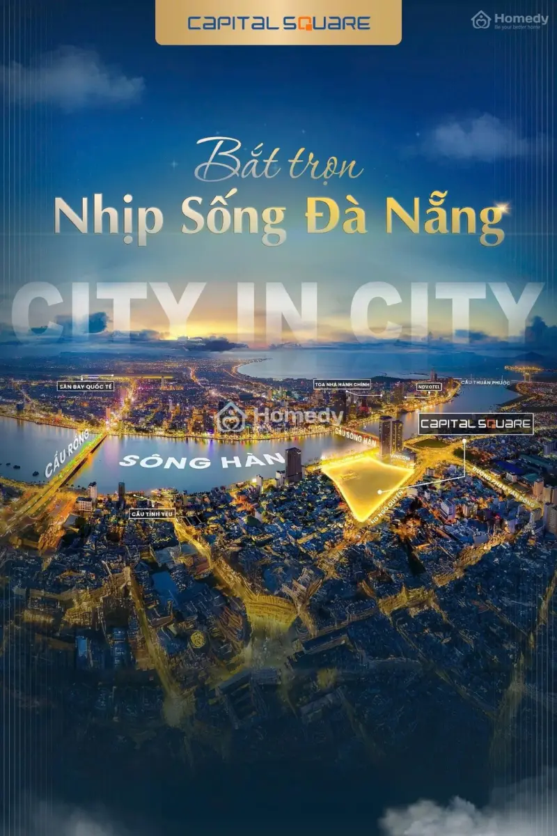 Chỉ Với 1,5 Tỷ Đồng Đã Có Một Căn 2 Phòng Ngủ, 2 Phòng Vệ Sinh Với View Ngắm Trọn Bờ Sông Hàn