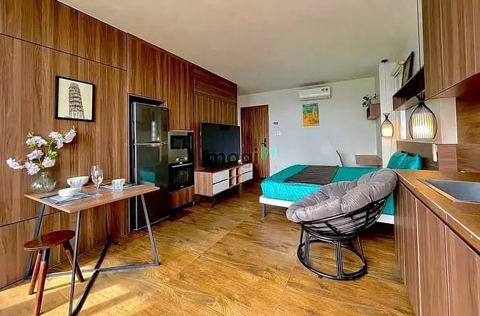 Penthouse Cực Chill Tông Màu Tối Sang Trọng - Gần Cv Lê Thị Riêng