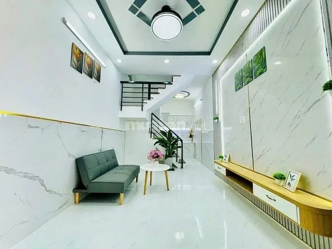 Nhà 1 Trệt 1 Lầu Nhà Mới Vào Ở Liền