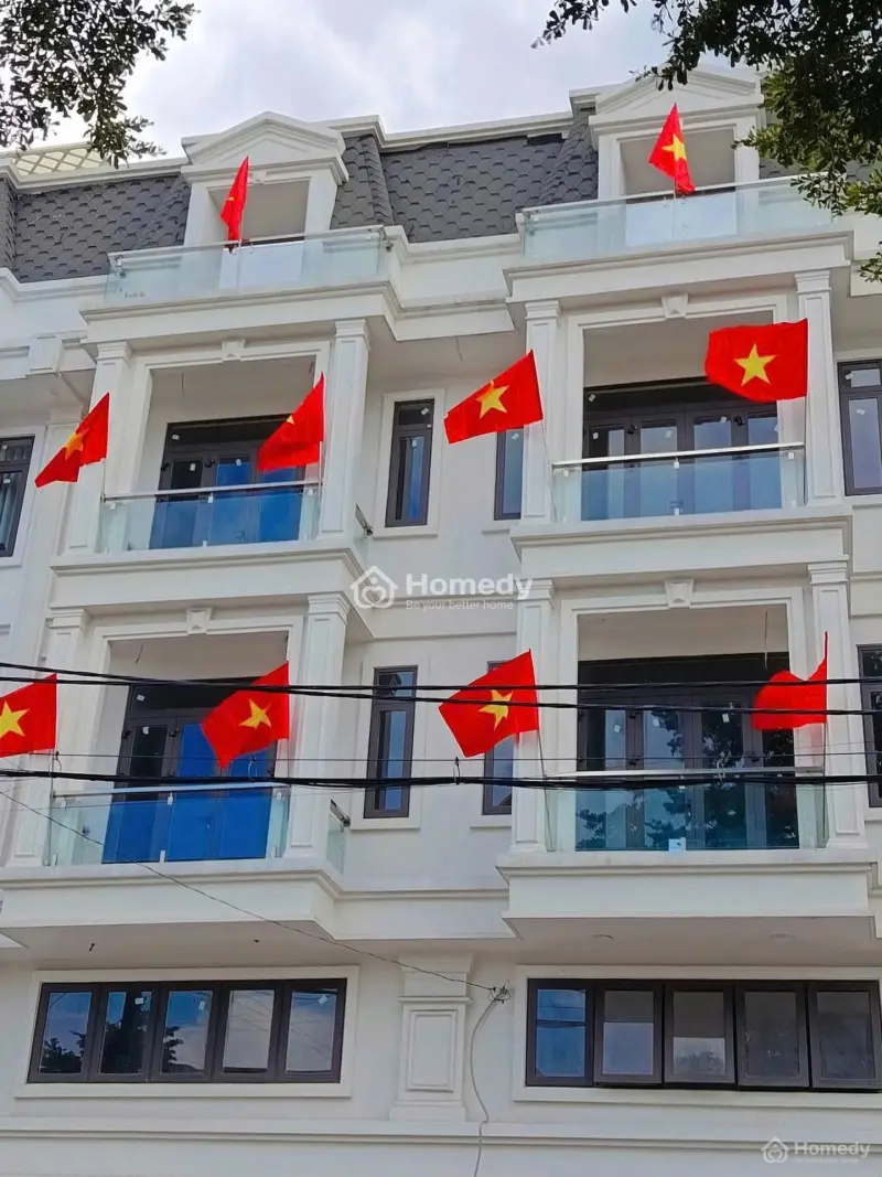 Bán Nhà Phố Mặt Tiền 16M Ngay Chợ An Sương Quận 12 Đã Có Sổ 1 Trệt 1 Lửng 3 Lầu