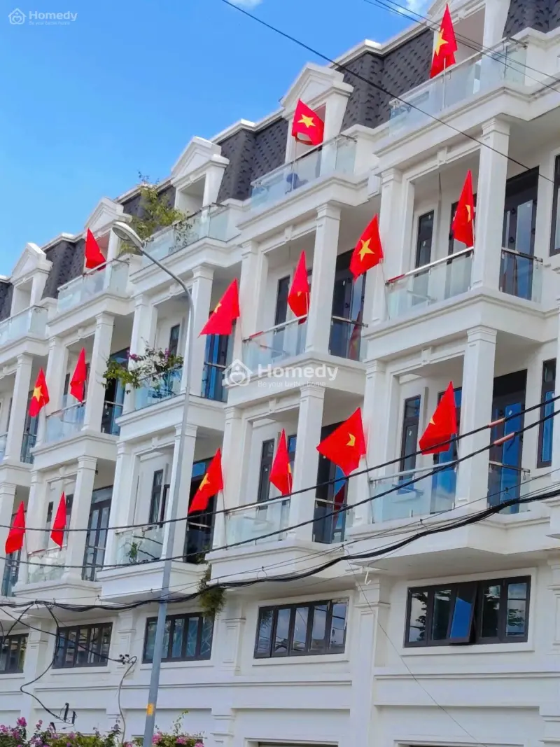 Bán Nhà Phố Mặt Tiền 16M Ngay Chợ An Sương Quận 12 Đã Có Sổ 1 Trệt 1 Lửng 3 Lầu