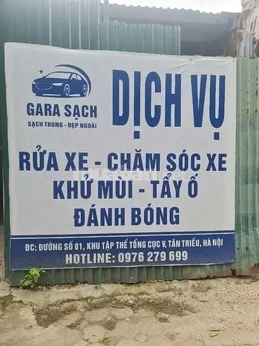 Sang Nhượng Gấp Gara Rửa & Bảo Dưỡng Ô Tô - Tân Triều