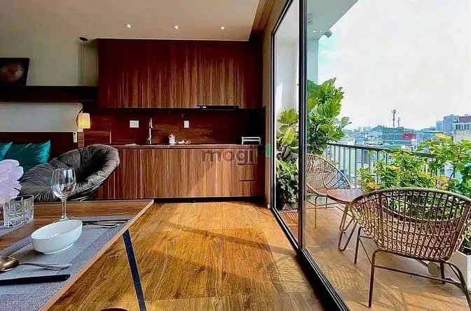Penthouse Cực Chill Tông Màu Tối Sang Trọng - Gần Cv Lê Thị Riêng