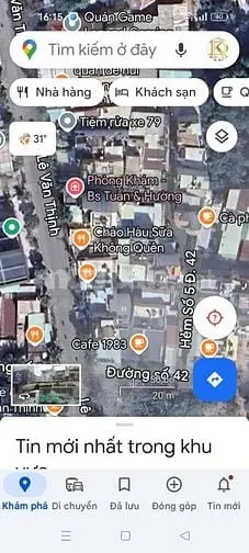 Nhà Trệt Lầu Hẻm Đường 42 Lê Văn Thịnh 4 Tỷ 3