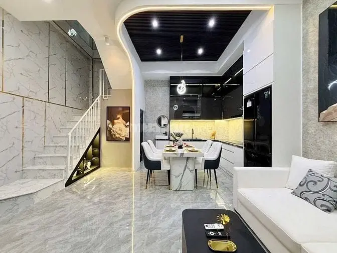 ⭐️Nhà 3 Lầu Tuyệt Đẹp Cao Cấp Góc 2 Mặt Hẻm Xe Tải 6M Thống Nhất, P15,