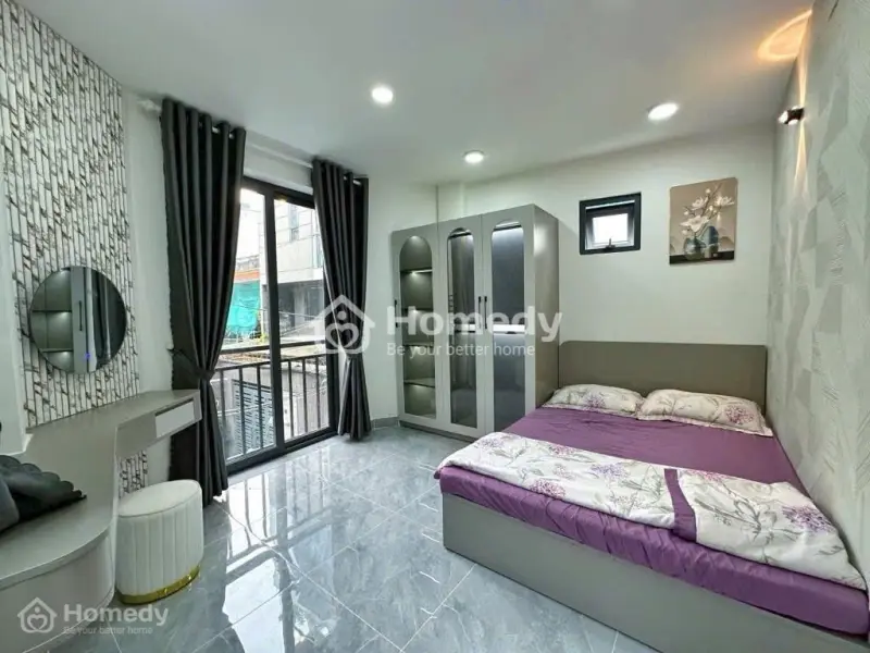 Nhà Hẻm 1Sẹc Xô Viết Nghệ Tĩnh - Giáp Quận 1 - Hẻm 4M - 5 Tầng Btct - 3 Mặt Thoáng - Nội Thất Đẹp