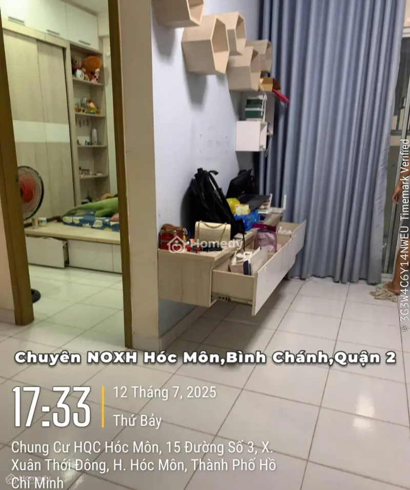 Xuất Thanh Lý Căn Hộ Hqc Hóc Môn , 50M2, 2Pn, 2Wc , Có Ban Công