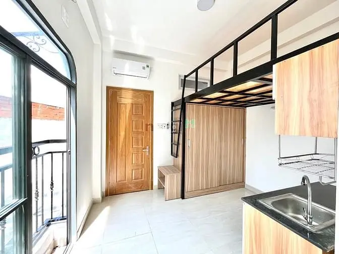 Cho Thuê Duplex Ban Công, Xa Bếp - Đặng Thuỳ Trâm Gần Văn Lang, Hutech