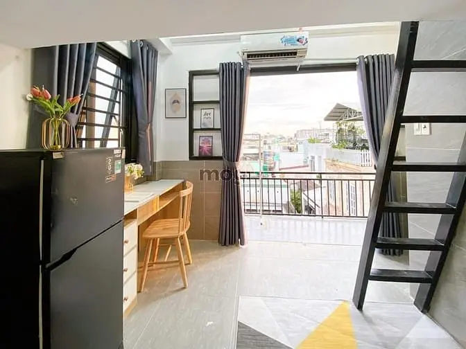 Căn Hộ Duplex Ban Công Full Nội Thất Ở Bùi Đình Túy Gần Đh Văn Lang