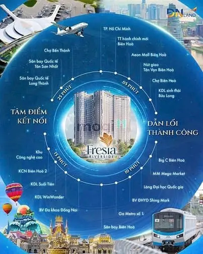 Chỉ Cần Thanh Toán 500 Triệu Sở Hữu Căn Hộ Fresia Riverside Biên Hòa