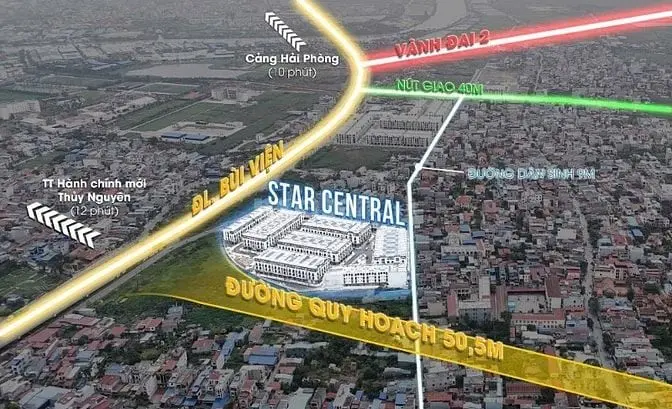 Bán Nhà Mặt Đường Bùi Viện Hải Phòng