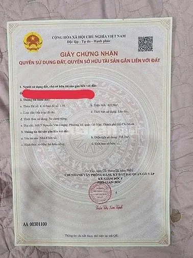 Bán Đất 368/3 Nguyễn Văn Lượng, P.16, Gò Vấp: 8,8 X 36M (Nở Hậu: 13M)