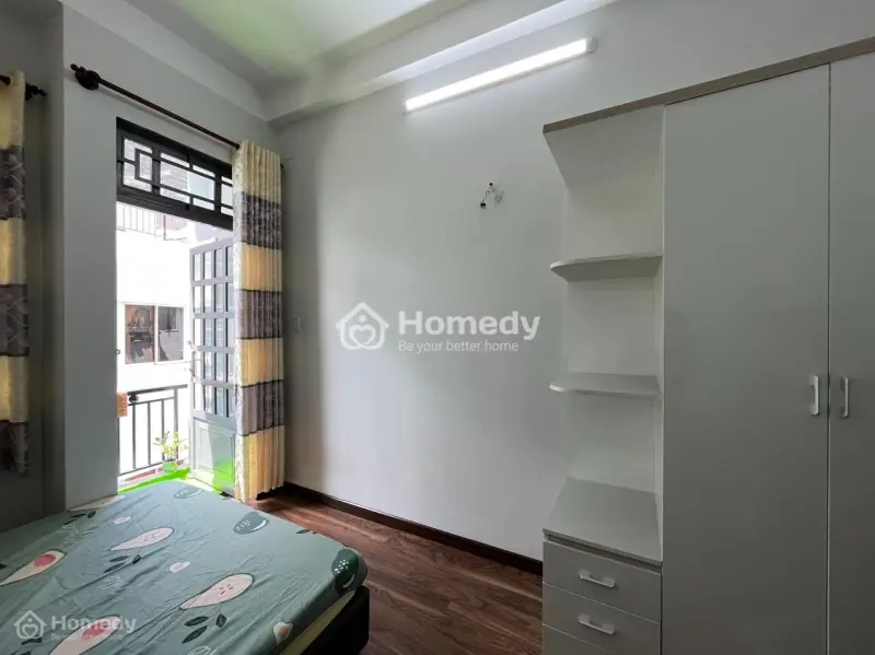 Cho Thuê Chdv 25M, Q3, Đầy Đủ Nội Thất, Giá 6 Triệu/Tháng ,Có Ban Công