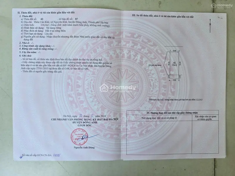 ✅ Bán Lô Đất Liền Kề Khu Đô Thị Nguyên Khê - Trung Tâm Xã Phúc Thịnh - 114M - Rẻ Như Đất Làng Xóm