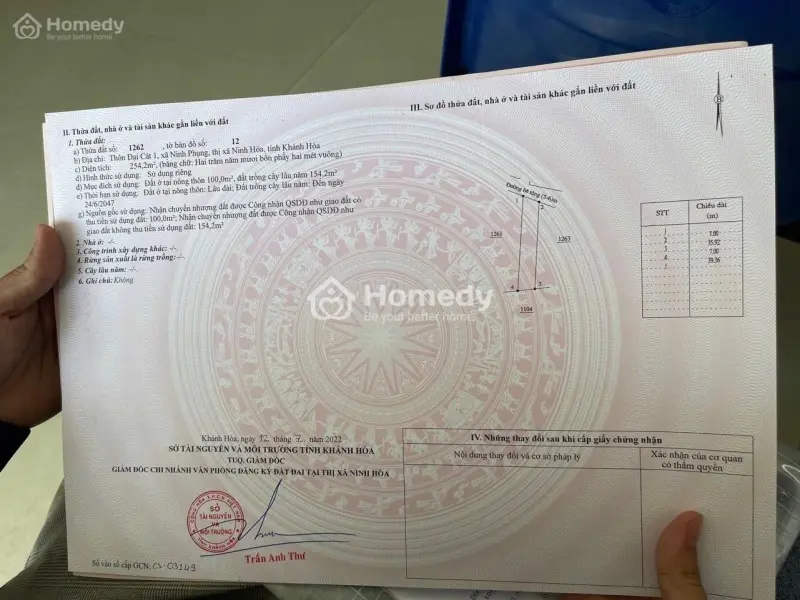 Đất Dân Giá Rẽ Ninh Phụng Ninh Hoà Gần Ngay Trung Tâm