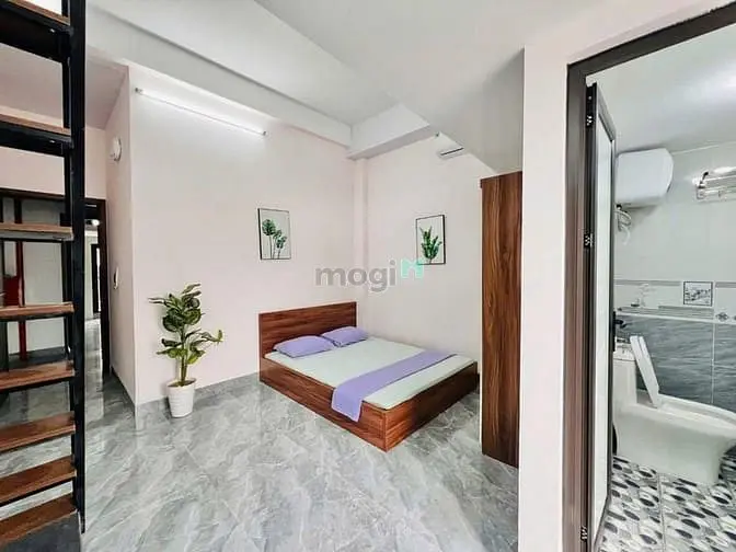 Cho Thuê Phòng Gác Ban Công Full Nội Thất Ở Nguyễn Xí Gần Đh Văn Lang