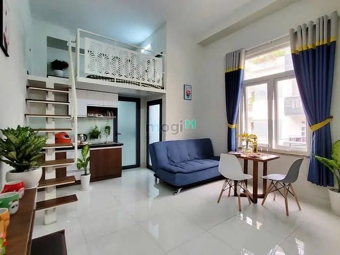 Cho Thuê Chdv Duplex Quận 4,Ở Được 3-4 Người,Gác Cao,Gần Đh Luật