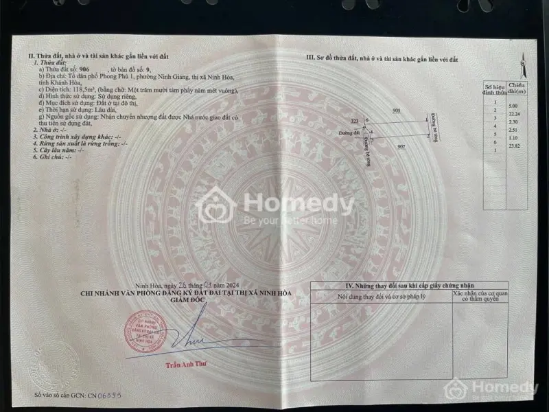 Bán Đất Tdp Phong Phú 1, Phường Hòa Thắng, Khánh Hòa