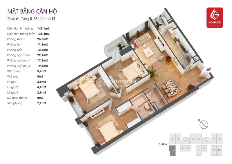 Mở Bán 34 Tr/M2 Dự Án Hồ Gươm Plaza Đóng 30% Nhận Nhà Ở Luôn, Chiết Khấu 7% Tặng Nội Thất 400 Triệu