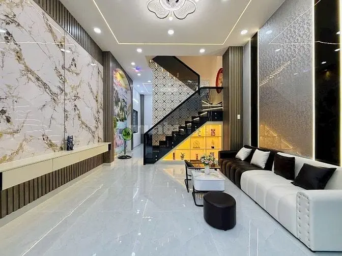 Nhà 3 Lầu Đẹp Cao Cấp Góc 2 Mặt Hẻm Xe Hơi 1 Trục 5M Phan Huy Ích