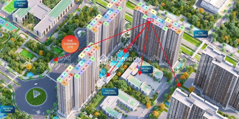 Tôi Chính Chủ Bán 1Ngủ + 1 View Bể Bơi, Dt 43M Tòa G3 The Sola Park, Vinhomes Smart City, 3.3 Tỉ Bp