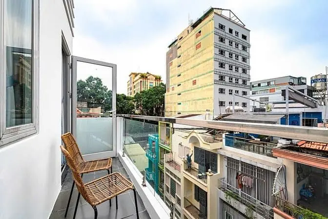 Balcony 1Pn Có Máy Giặt Riêng Đối Diện Cv Lê Văn Tám