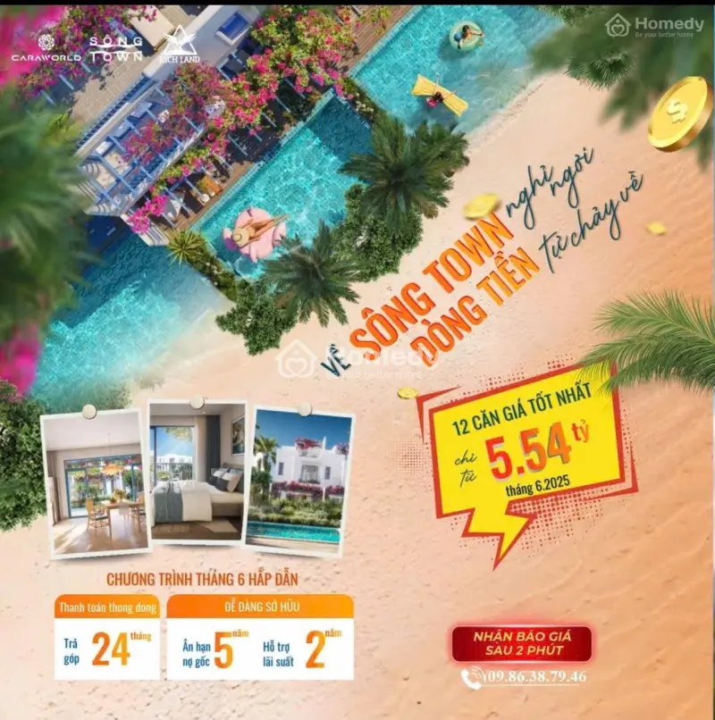 Nhà Phố Biển Caraworld Camranh-Từ 6,8 Tỷ/Căn, Ck 21,3%, Tt 10% Ký Hđmb, Tiến Độ 24 Tháng, Miễn Lãi