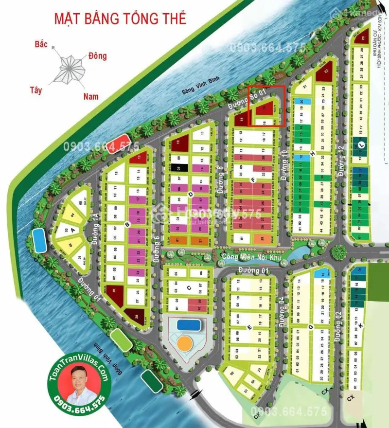 🛑Biệt Thự Đơn Lập Góc View Sông 434M2 🛑Đông Nam Chỉ 29 Tỷ - Toantranvillas