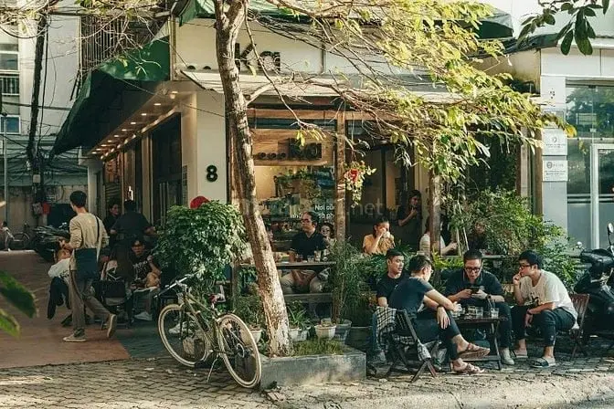 Nhượng Quán Cafe Lô Góc Cực Đẹp – Phố Huỳnh Thúc Kháng – Vỉa Hè Rộng