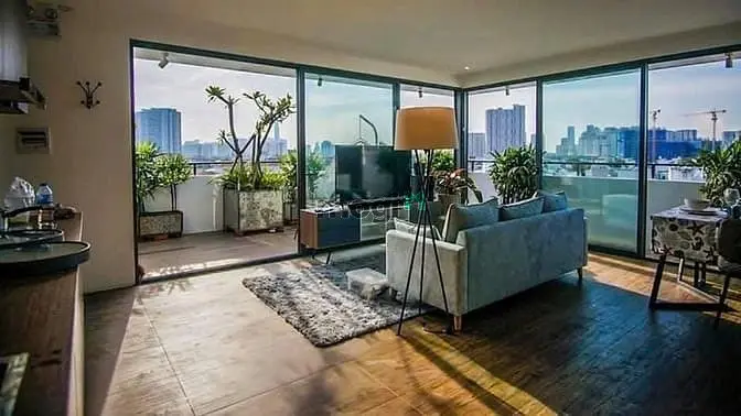 [Tới Nhà Thiệt] Penthouse 2Pn Độc Đáo Tuyệt Đẹp Gần Mai Chí Thọ