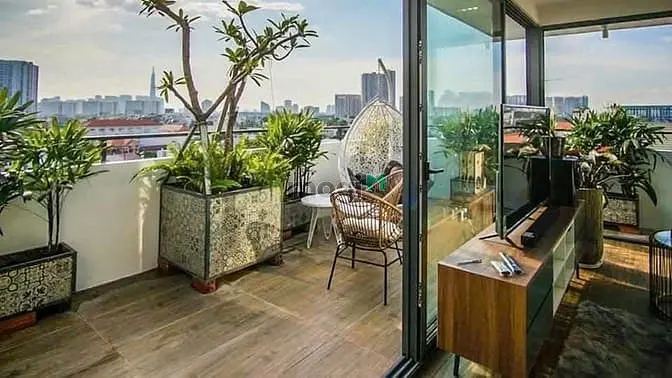 [Tới Nhà Thiệt] Penthouse 2Pn Độc Đáo Tuyệt Đẹp Gần Mai Chí Thọ