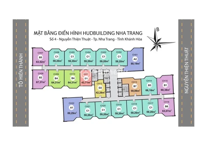 Chủ Nhà Cần Bán Nhanh Căn Hộ 1 Phòng Ngủ Hud Building Nha Trang, Đầy Đủ Nội Thất