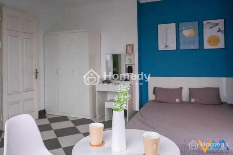 Căn Hộ Dịch Vụ, Chung Cư Mini Cao Cấp Vnahomes 350 Đường Bưởi Cửa Sổ Lớn, Mặt Đường Bưởi