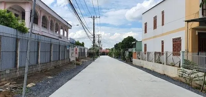 (24) Bán Đất Mặt Tiền Đường Bê Tông 6M – Trung Tâm Xã Tân An Hội, C