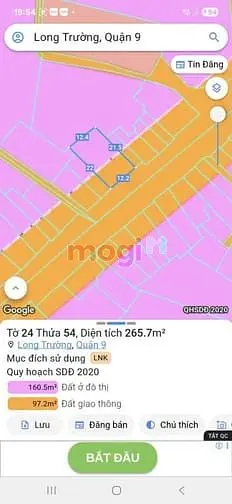 Bán Nhà Mặt Tiền Nguyễn Duy Trinh, P. Long Trường, Quận 9 Ngang 12M