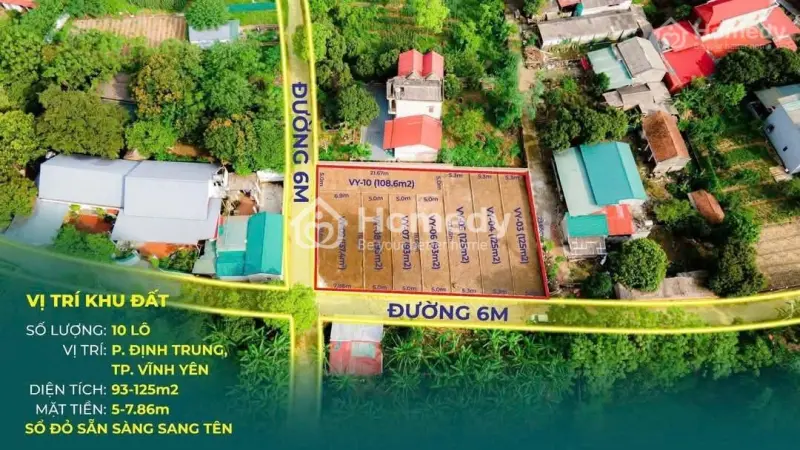 Siêu Phẩm Cuối Cùng 5 Lô Trung Tâm Vĩnh Yên Giá Tốt Nhất