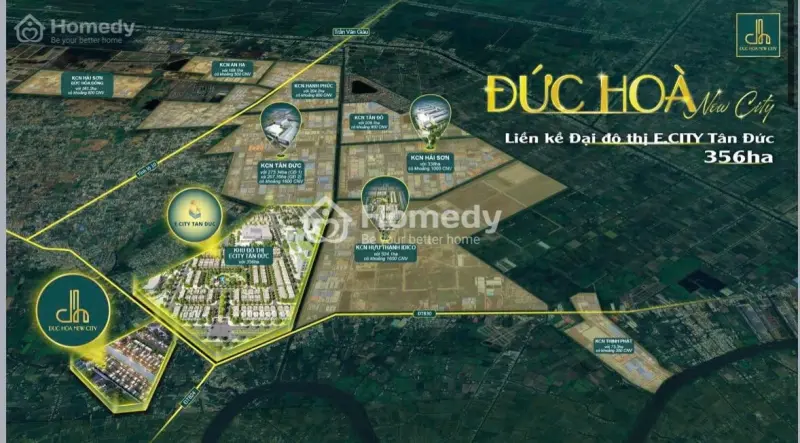 Bán Lô Đất Vị Trí Đẹp Kđt Đức Hoà,Long An,Khu Vực Đông Dân Cư,Nhiều Kcn,Sổ Riêng.dt:85M,Giá 1,6 Tỷ