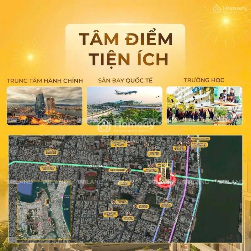Mở Bán Căn Hộ Cao Cấp Mặt Tiền Lê Duẩn - Sun Solar Residence