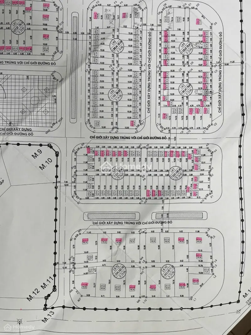 Bán 180M Đất Biệt Thự Tái Định Cư Đông Nam Cổ Dương - Lô 3 Mặt Tiền - Mặt Đường Đôi 23M