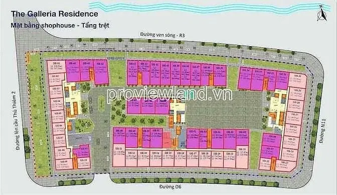 Bán Shophouse Galleria The Metropole, 166,59M² Thông Thủy