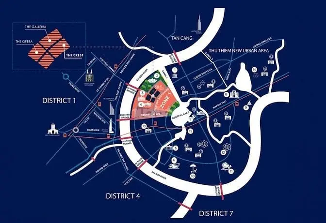 Bán Shophouse Galleria The Metropole, 166,59M² Thông Thủy