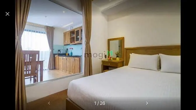 Cho Thuê Căn Hộ 1Pn Full Nội Thất Cao Cấp Đường Ngô Thì Sĩ 10Tr5/Thang