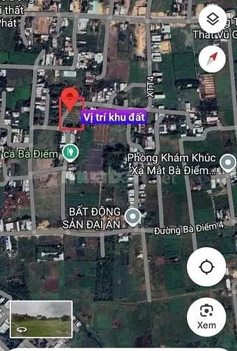 Anh Em Hỗ Trợ Bán Lô Đất Thuộc Xã Bà Điểm Hóc Môn, 23Tỷ6, Hh 400Tr